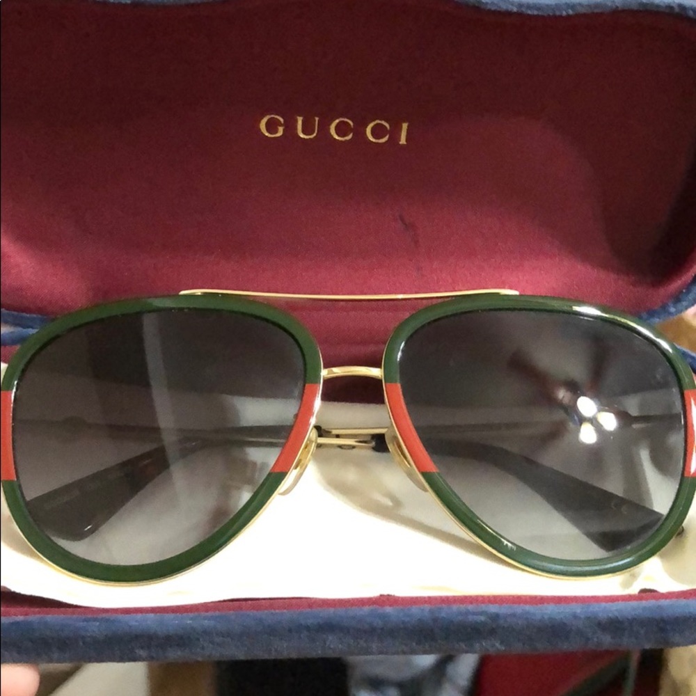 Gucci aviator sunglasses